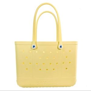 Large Simply Tote in yellow - similar to Bogg Bag